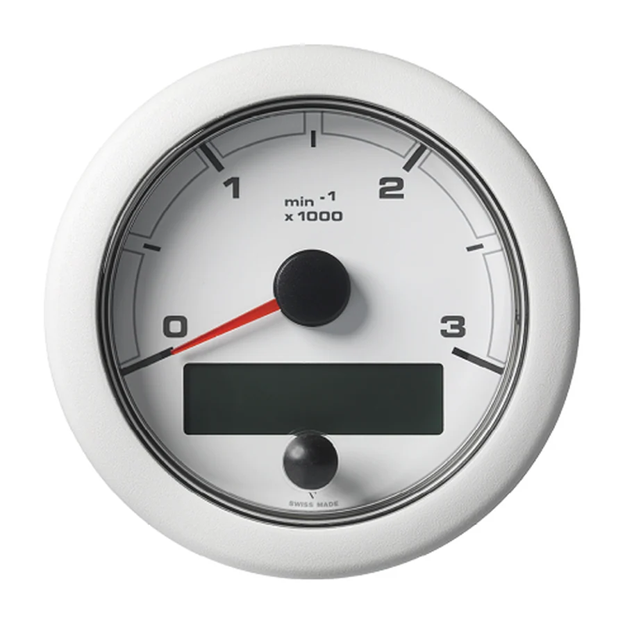 OL TACHO 3000RPM WHITE FACELIFT