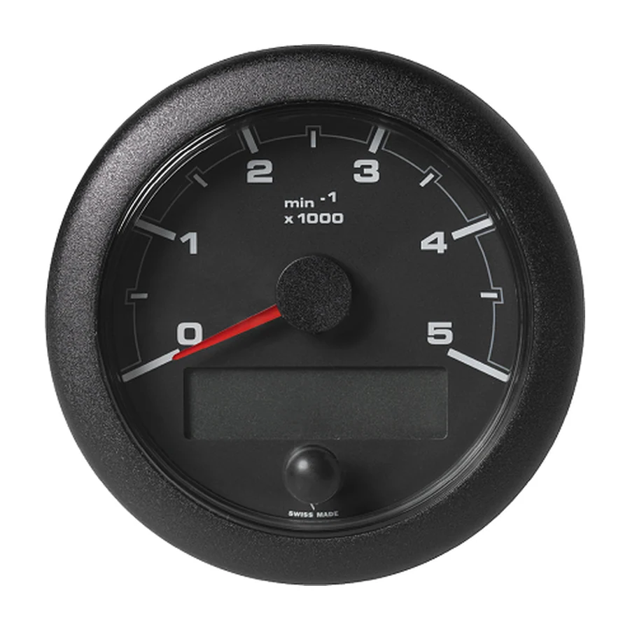 OL TACHO 5000RPM BLACK FACELIFT