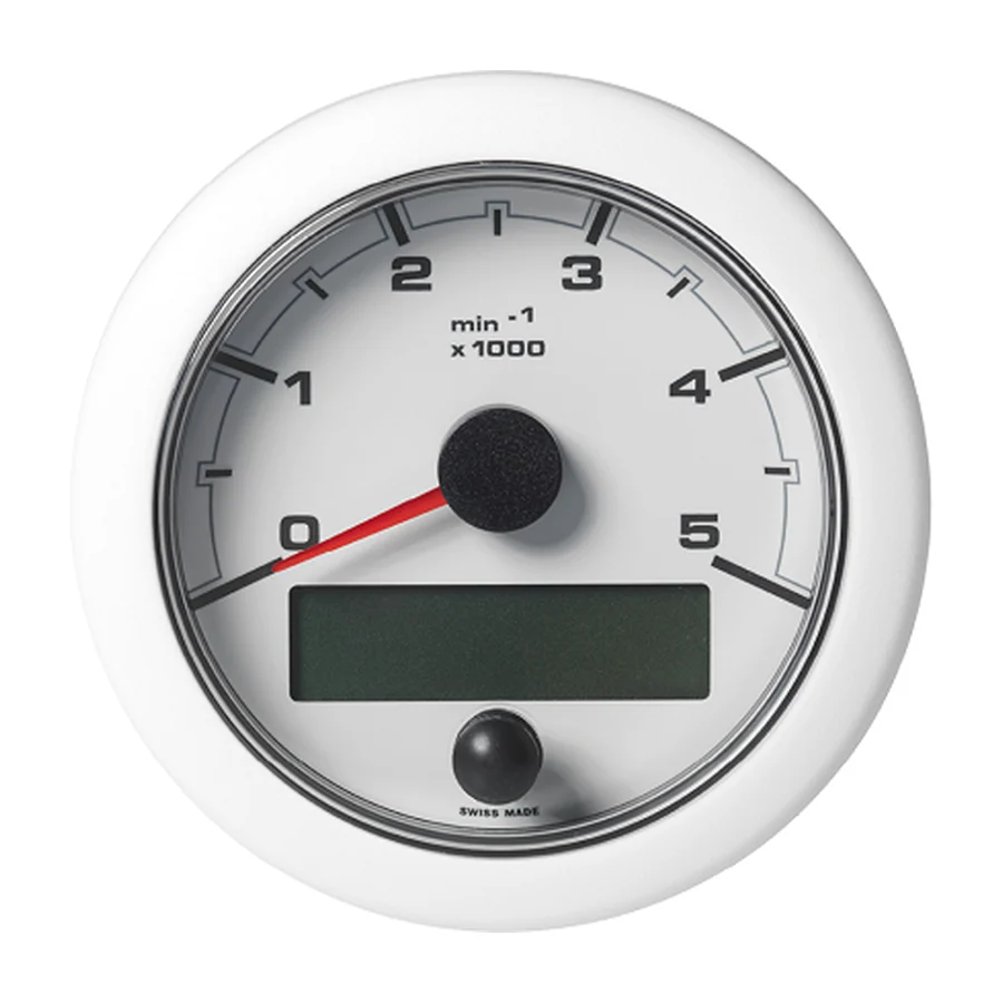 OL TACHO 5000RPM WHITE FACELIFT