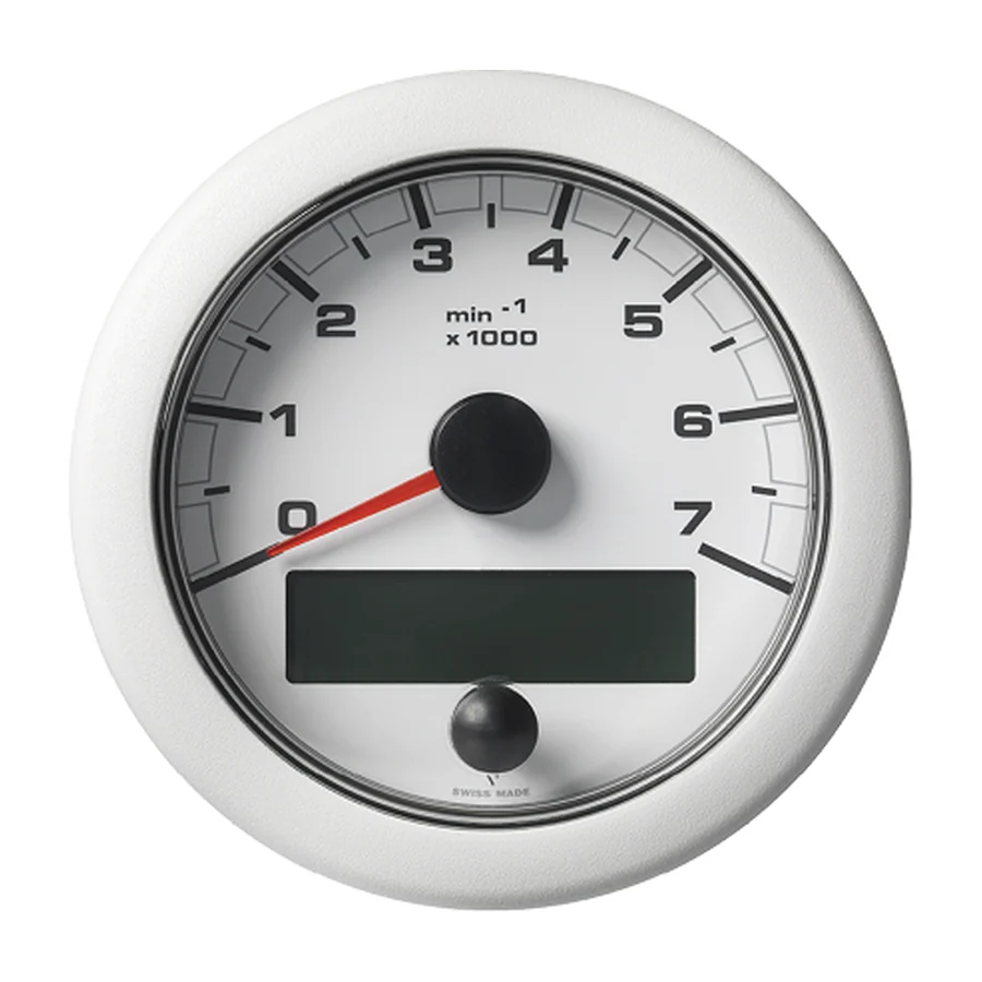 OL TACHO 7000RPM WHITE FACELIFT