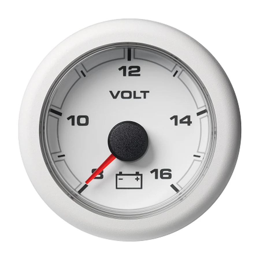 OL BATTERY VOLTAGE 8-16 V WHITE FACELIFT