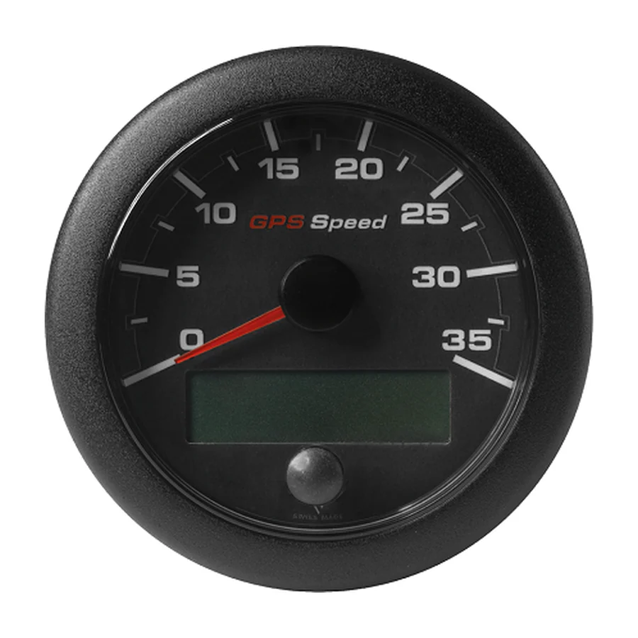 OL GPS SPEEDO 0-35 BLACK FACELIFT