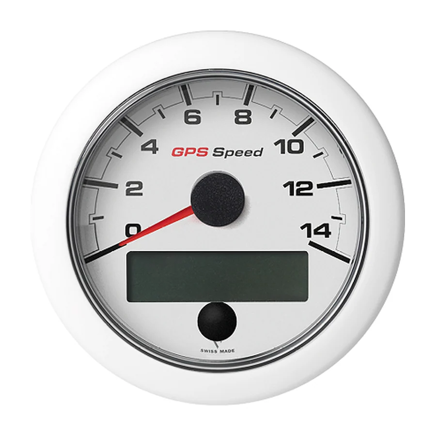 OL GPS SPEEDO 0-14 WHITE FACELIFT