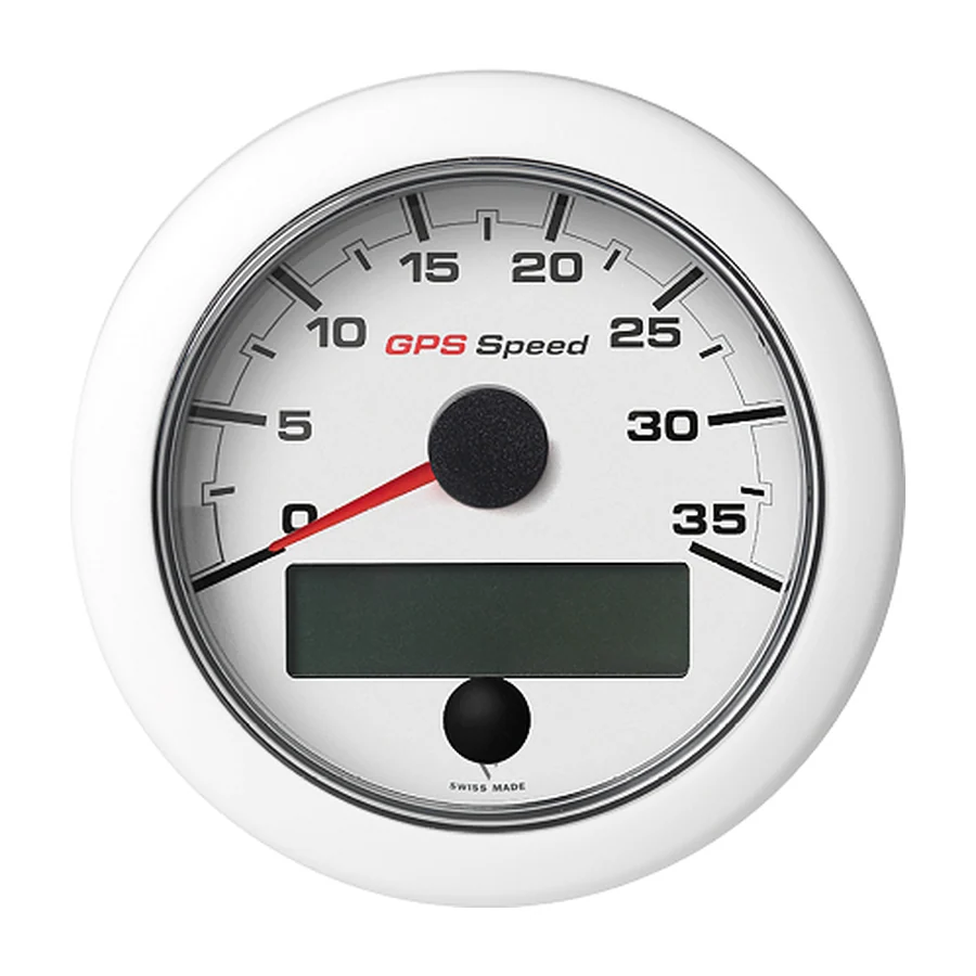 OL GPS SPEEDO 0-35 WHITE FACELIFT