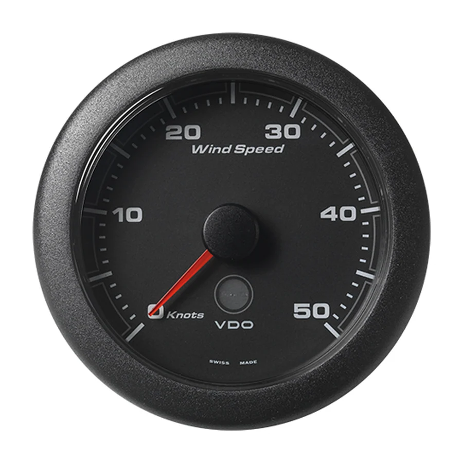 APPARENT/TRUE WIND SPEED GAUGE BLACK