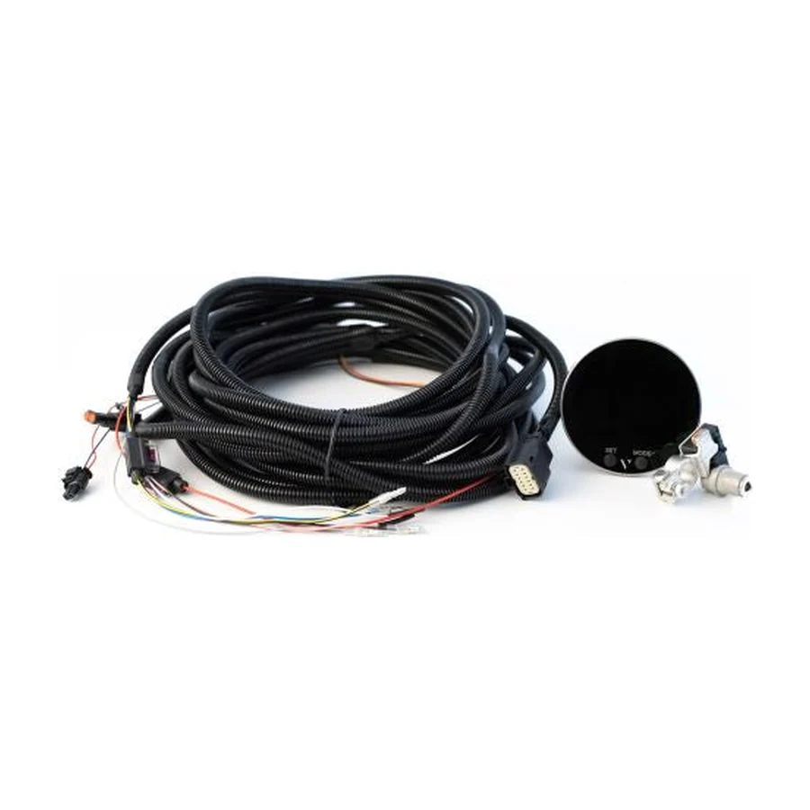 VMH-35 Outboard engine Kit with multifunction color display with embedded 10 Hz GNSS receiver NMEA 2000 certify, wiring harness and 250 A battery sensor.