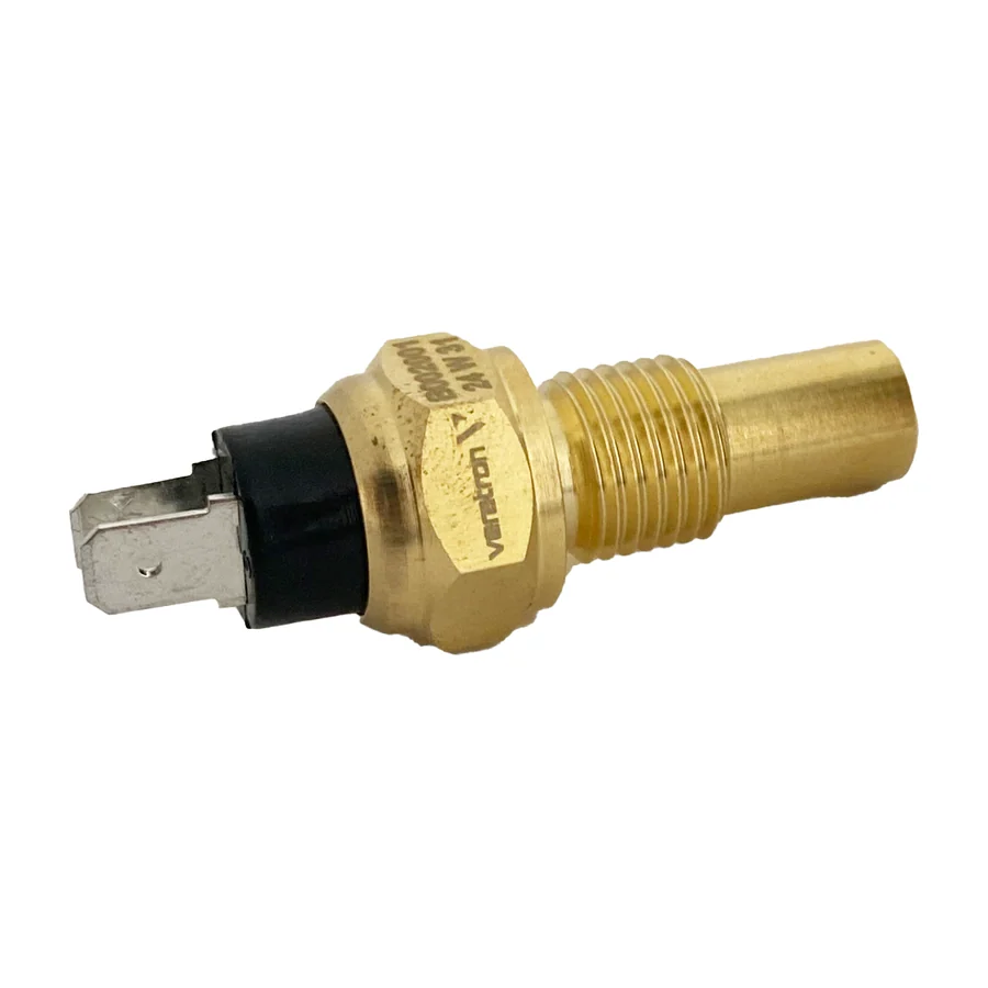 Temperature sensor 120 °C 248 °F / 1/2"-14NPT - insulated return / 6,3 x 0,8 mm terminal