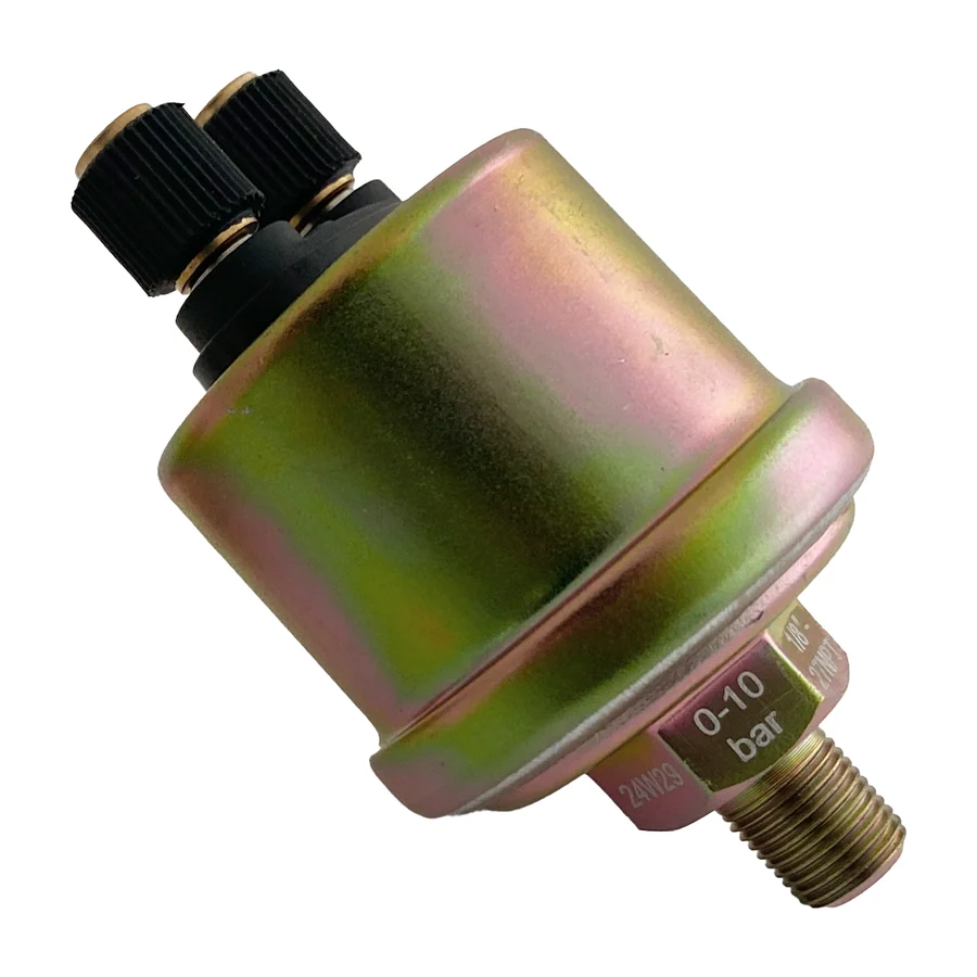 Pressure sensors 10 bar / 145 psi/ 1/8"-27NPT - insulated return / 6,3 x 0,8 mm terminal