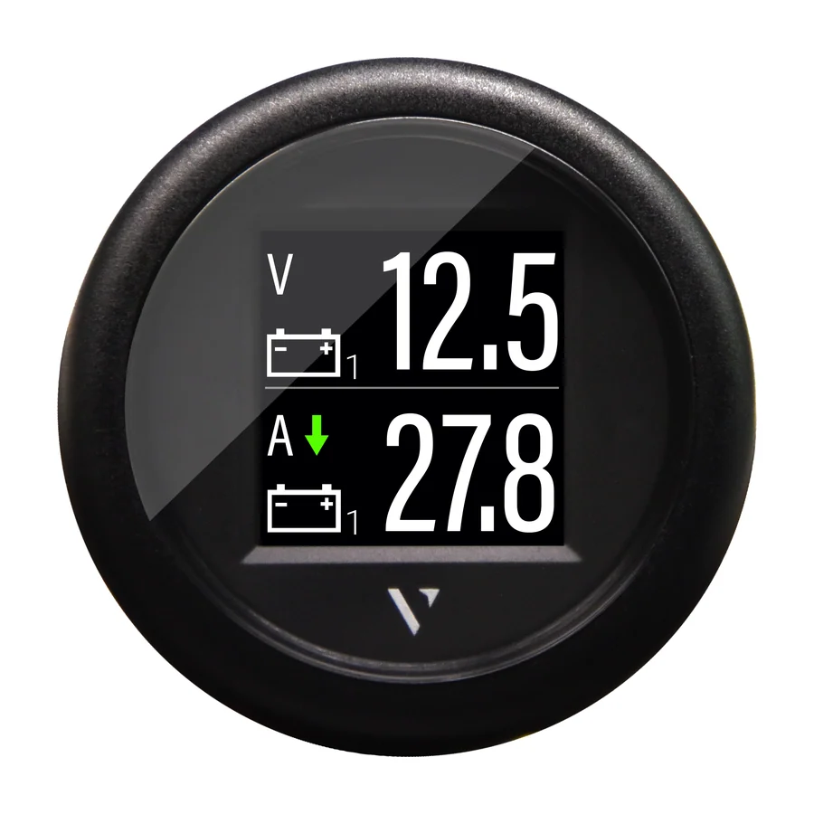 VLFlex 52 J1939 COLOR DISPLAY 1,4" SINGLE LENS TRIANGULAR BLACK BEZEL WIRING HARNESS